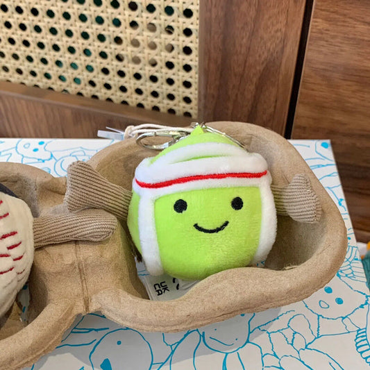 Mellow Tennis Ball Keychain Plushie