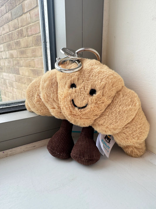 Mellow Crossaint Keychain Plushie