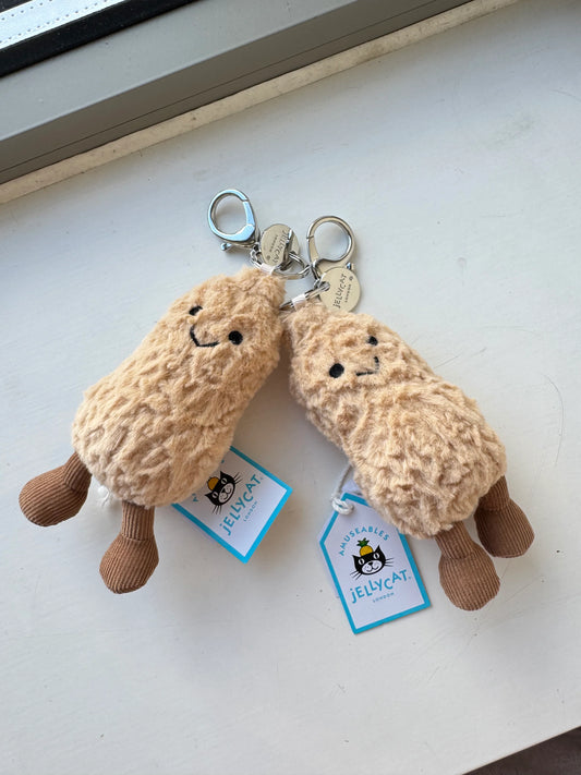 Mellow Peanut Keychain Plushie