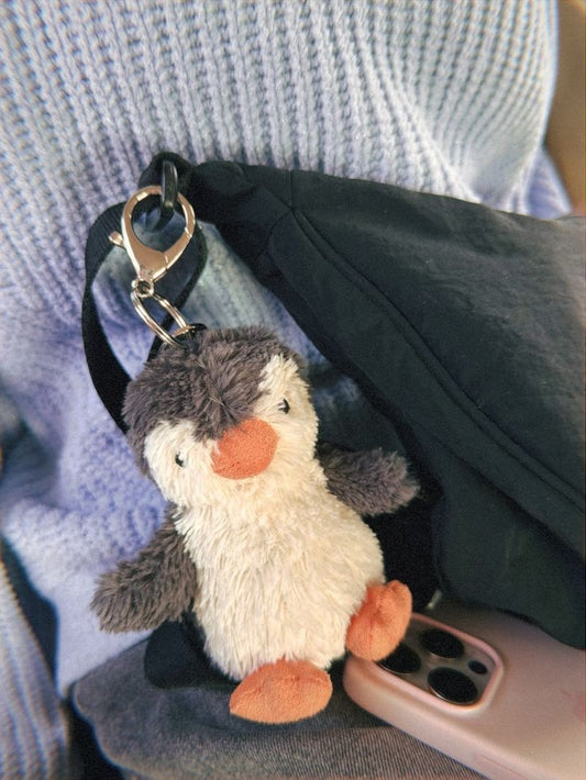 Mellow Penguin Keychain Plushie